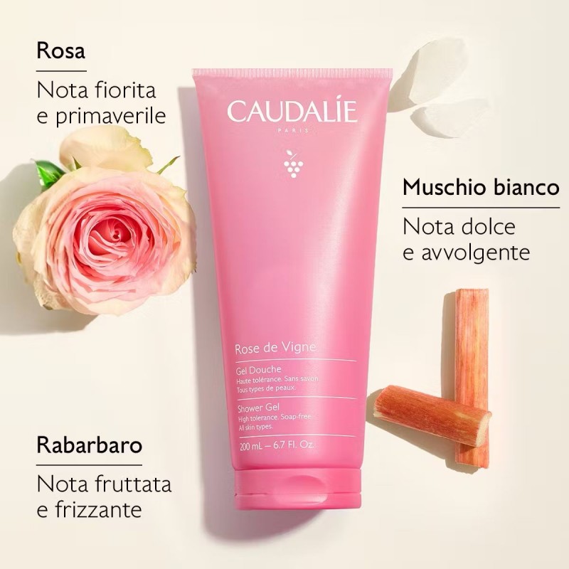 Gel Doccia Rose de Vigne 200 ml Caudalie