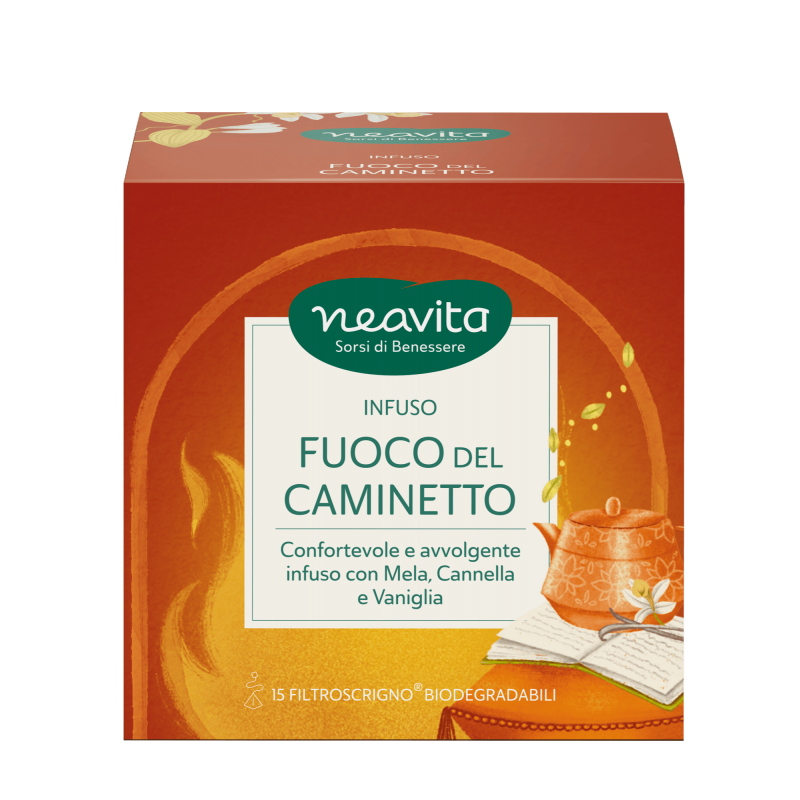 Fuoco del Caminetto Neavita Biella