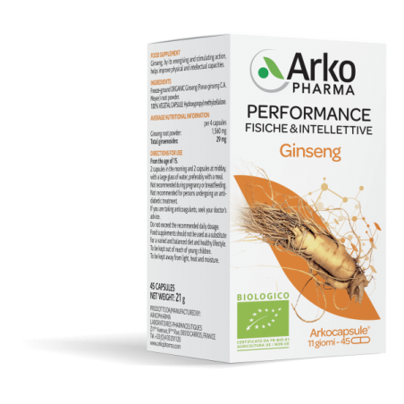 ARKOCAPSULE® Ginseng BIO - Arkopharma Biella