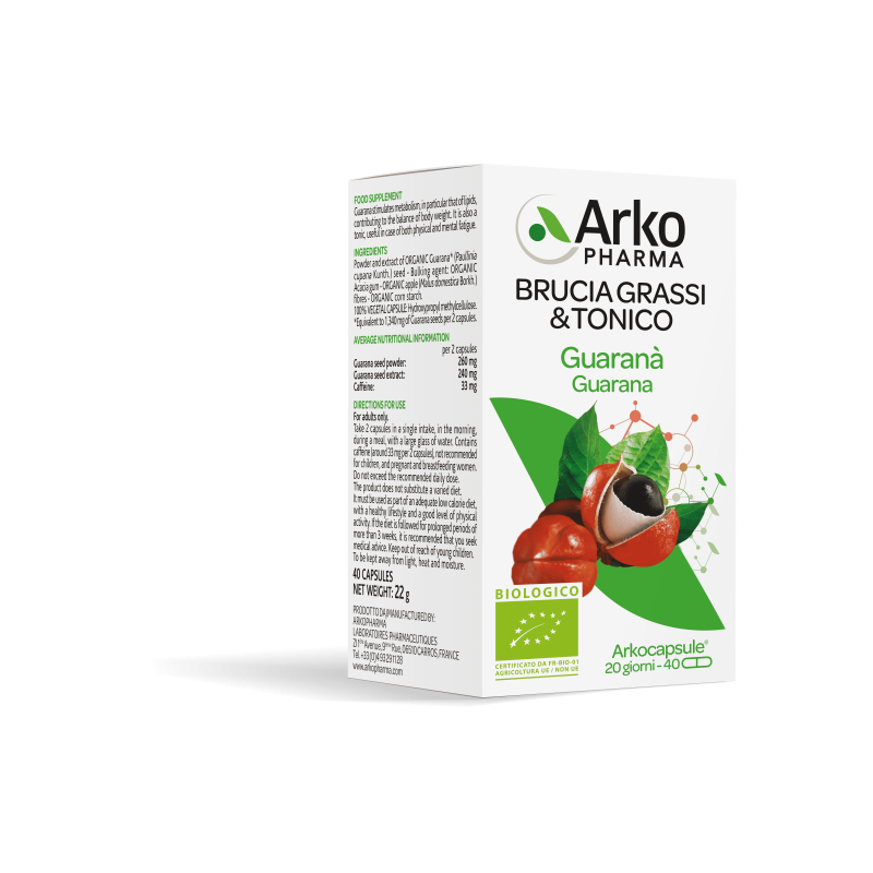 ARKOCAPSULE® Guaranà BIO - Arkopharma Biella