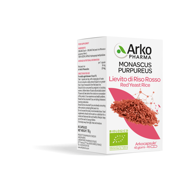 ARKOCAPSULE® Lievito di Riso rosso BIO