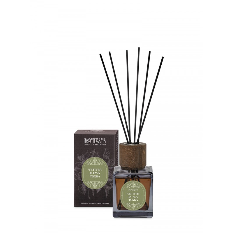 Diffusore a bastoncini -  Vetiver & Fava Tonka