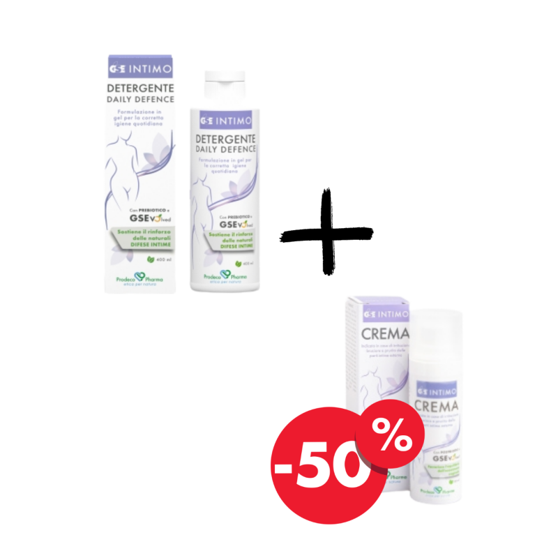 PROMO GSE INTIMO DETERGENTE DAILY DEFENCE E CREMA