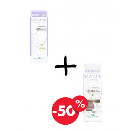 PROMO GSE INTIMO SALVIETTE CLICK GO e DEOGENIC