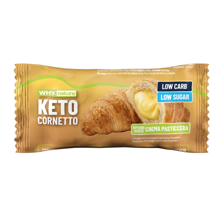 KETO CORNETTO - CREMA PASTICCERA