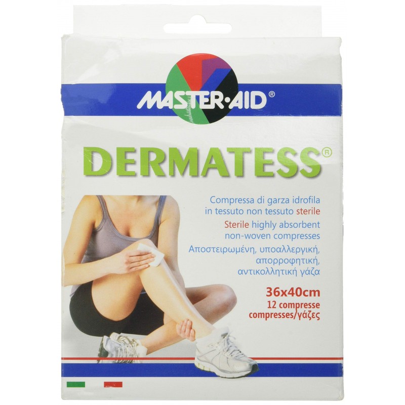Master Aid Dermatess Compresse Di Garze Sterili 36 X 40 Cm