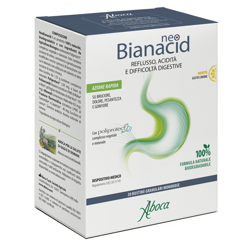 NeoBianacid Bustine granulari - Gusto limone